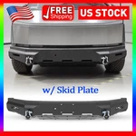 New Steel Front Bumper W/skid Plate For 2024-2025 Tesla Cybertruck Powder-coater. Fixed Price $534.99.