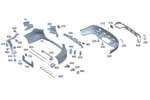 Genuine Mercedes-benz Mounting Rail 254-880-03-00. Fixed Price $112.84.