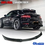 Real Carbon Rear Trunk Middle Spoiler Wing Lip For Porsche Macan Suv 2014-2020. Fixed Price $248.94.