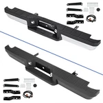 Chrome/ Black Rear Step Bumper Face Bar Pad Ford Ranger Styleside 93-11. Fixed Price $84.96.