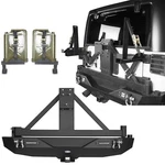 Rear Bumper W/ Spare Tire Carrier Jerry Can Mount For 07-18 Jeep Wrangler Jk. Fixed Price $499.42.