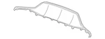 Genuine Mercedes-benz Bumper Splash Shield 205-885-73-38-9999. Fixed Price $228.80.