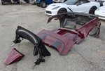Wide Body Quarters Z06 Corvette C7 Rear Bumper Trunk Lid Convertible Lb Red. Fixed Price $3480.75.