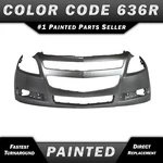 New Painted *WA636R Silver* Front Bumper Cover For 2008-2012 Chevy Malibu 08-12. Fixed Price $420.99.