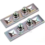 Oem Honda Acura Inner Front Bumper License Plate Nut Mounting Bracket X2 Genuine. Fixed Price $29.99.