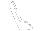 Genuine Nissan Bumper Trim 62074-4FU0A. Fixed Price $79.40.
