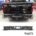 New Steel Back Rear Bumper Replacement For 2020-2026 Chevy Silverado 2500/3500HD. Fixed Price $429.99.