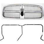 Grille Assembly Kit For 2002-2005 Dodge Ram 1500 2003-2005 3500 Chrome Shell. Fixed Price $201.25.
