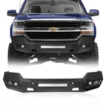 Steel Full-width Front Bumper W/ Led Lights Fits 2016-2018 Chevy Silverado 1500. Fixed Price $439.99.