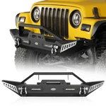 Rock Crawler Offroad Front Bumper W/ 2X Led Light For Jeep Wrangler Yj Tj 87-06. Fixed Price $219.99.