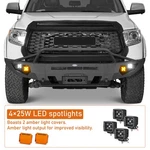 Hooke Road Front Bumper W/ Winch Plate & Skid For Toyota Tundra 2014-2021. Fixed Price $659.99.