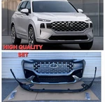 Fit Front Bumper Complete Assembly Set FOR2021 2022 2023HYUNDAI Santa FE15 Pices. Fixed Price $858.00.