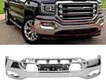 Chrome Front Bumper Cover Face Bar Steel For 2016-2018 Gmc Sierra 1500. Fixed Price $329.99.