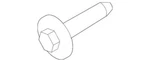 Genuine Ford Wheel Opening Molding Retainer Screw -W716345-S450B. Fixed Price $13.76.