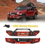 Aaiwa For 2020-2024 Jeep Gladiator Jt Black Front Rear Bumper With Led Lights. Fixed Price $309.95.