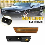 Auxito Amber Lens Front Bumper Side Marker Lights For 2008-2014 Dodge Challenger. Fixed Price $14.99.