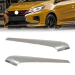 Front Upper Bumper Trim Molding 2PCS Chrome For 2021-2024 Mitsubishi Mirage. Fixed Price $73.99.