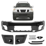 Front Bumper Kit W/ End Cap Trim Filler For Nissan Titan Armada 2004-2007. Fixed Price $309.75.