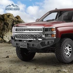 Front Bumper Steel W/ Winch Plate & Led Light Fit 2014 2015 Chevy Silverado 1500. Fixed Price $539.00.
