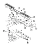 Genuine Mopar Rear Bumper Bracket Right 55295674AB. Fixed Price $41.45.