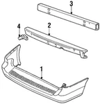 Genuine Ford Bumper Cover XF2Z-17K835-AAD. Fixed Price $493.28.
