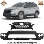 Front Bumper Cover Textured Black & Grille Kit For 2019-2021 Honda Passport. Fixed Price $420.00.