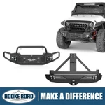 Hooke Road Steel Front/rear Bumper W/tire Carrier For Jeep Wrangler Jk 2007-2018. Fixed Price $299.38.