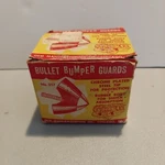 Vtg. Bullet Bumper Guards Cars 1955-62 Steel Tip & Rubber Gem Mfg. Nos Stk 357. Fixed Price $45.00.