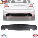 New Rear Lower Bumper Valance Panel Black For 2011-2014 Chrysler 200 CH1195108. Fixed Price $115.33.