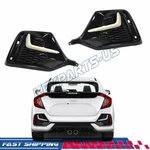 Rear Driver And Passenger Side Textured Bumper Trims For 2020-2021 Honda Civic. Fixed Price $54.99.