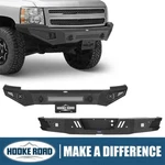 Hooke Road Steel Front Bumper Rear Bar For Silverado 1500 2007-2013. Fixed Price $909.07.