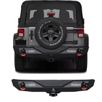Vijay Steel Rear Bumper Fits 2007-2017 Jeep Wrangler Jk With Led Lights & D-ring. Fixed Price $269.00.