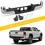 Chrome Rear Step Bumper For Toyota Tacoma 2016-2023 With Parking Aid Sensor Hole. Fixed Price $165.99.