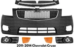 Front Bumper Cover Paintable & Grille Assembly For 2011-2014 Chevrolet Cruze. Fixed Price $275.75.