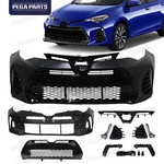 Complete Front Bumper Upper Grille Fog Light Set For 17-19 Toyota Corolla Xse. Fixed Price $249.96.
