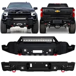 Vijay For 2022-2025 Chevy Silverado 1500 Front/rear Bumper W/led Lights D-rings. Fixed Price $569.99.