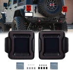 For 2007-2018 Jeep Wrangler Jk Us Led Tail Lights Rear Reversing Lamps Smoked. Fixed Price $94.99.