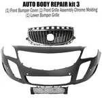 Front Bumper Cover Fascia & Grille Assembly Kit For 2014-2017 Buick Regal. Fixed Price $952.00.