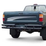 For Toyota Pickup 90-94 Bumper Full Width Black Powder Coated Rear Tubular. Fixed Price $815.78.