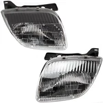 Headlight Set For 95-2002 Pontiac Sunfire Left And Right With Bulb 2PC. Fixed Price $75.91.