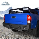 Fit 2016-2023 Toyota Tacoma Textured Black Steel Rear Bumper Bar W/led Lights. Fixed Price $398.79.