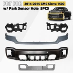 Front Bumper Cover Assembly For 2014 2015 Gmc Sierra 1500 Black W/sensor Hole. Fixed Price $570.99.