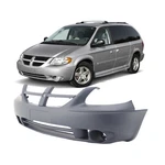 Front Bumper Cover For 2005-2007 Dodge Grand Caravan W Fog Light Holes 5139118AA. Fixed Price $108.24.