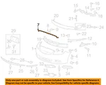 Gm Oem 10-13 Lacrosse Front Bumper Grille Components-upper Seal 20897110. Fixed Price $194.43.