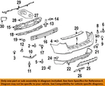 Gm Oem 10-17 Equinox Rear Bumper Components-upper Support 22879575. Fixed Price $82.58.