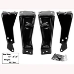 1973 1980 Chevy Truck Rear Bumper Brackets Fleetside 4 Pcs W/hardware Dii 1109Z. Fixed Price $189.99.