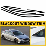 For 2016-2021 Honda Civic Sedan Chrome Delete Blackout Window Trim Glossy. Fixed Price $11.39.