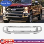 Chrome Steel Front Bumper Face Bar W/ Fog 2020-2022 Ford F250 F350 FO1002450. Fixed Price $271.69.