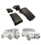 Carbon Fiber Front And Rear Bumper Fangs Inserts Fit Mercedes G63 W463A W464 4PC. Fixed Price $330.00.