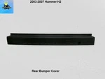 15058397 2003 To 2007 Hummer H2 Rear Bumper Cover Molding Trim. Fixed Price $249.00.